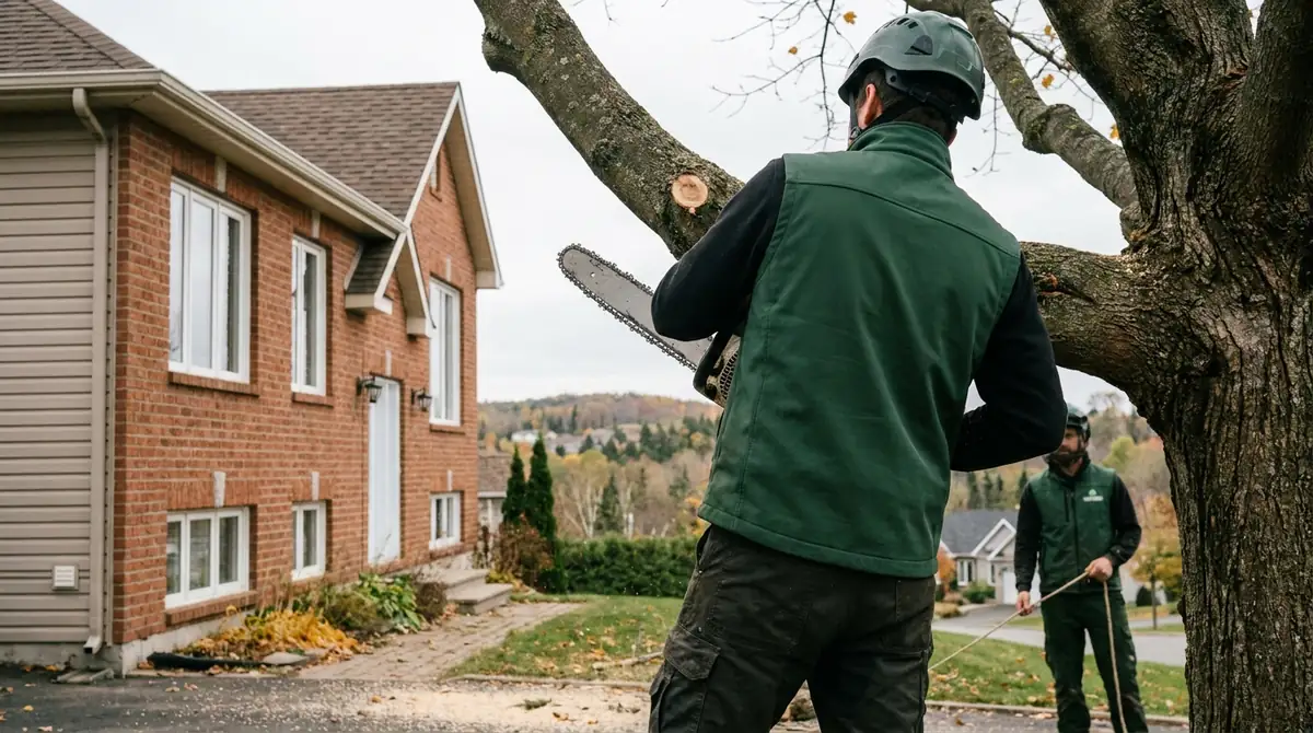 Abattage d'arbre : faut-il un permis municipal au Québec ? (Sherbrooke)