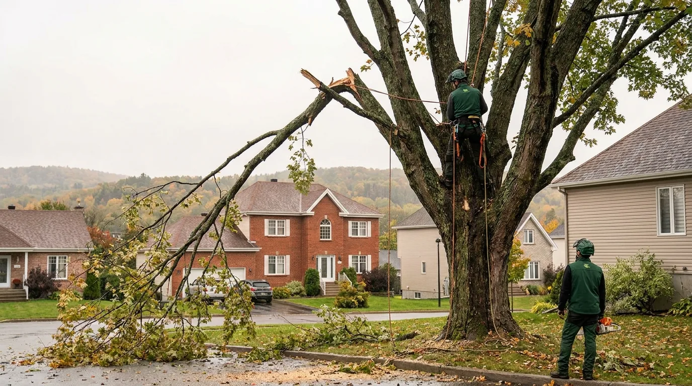 Tempête de verglas : que faire après des dégâts sur vos arbres ? (Sherbrooke)