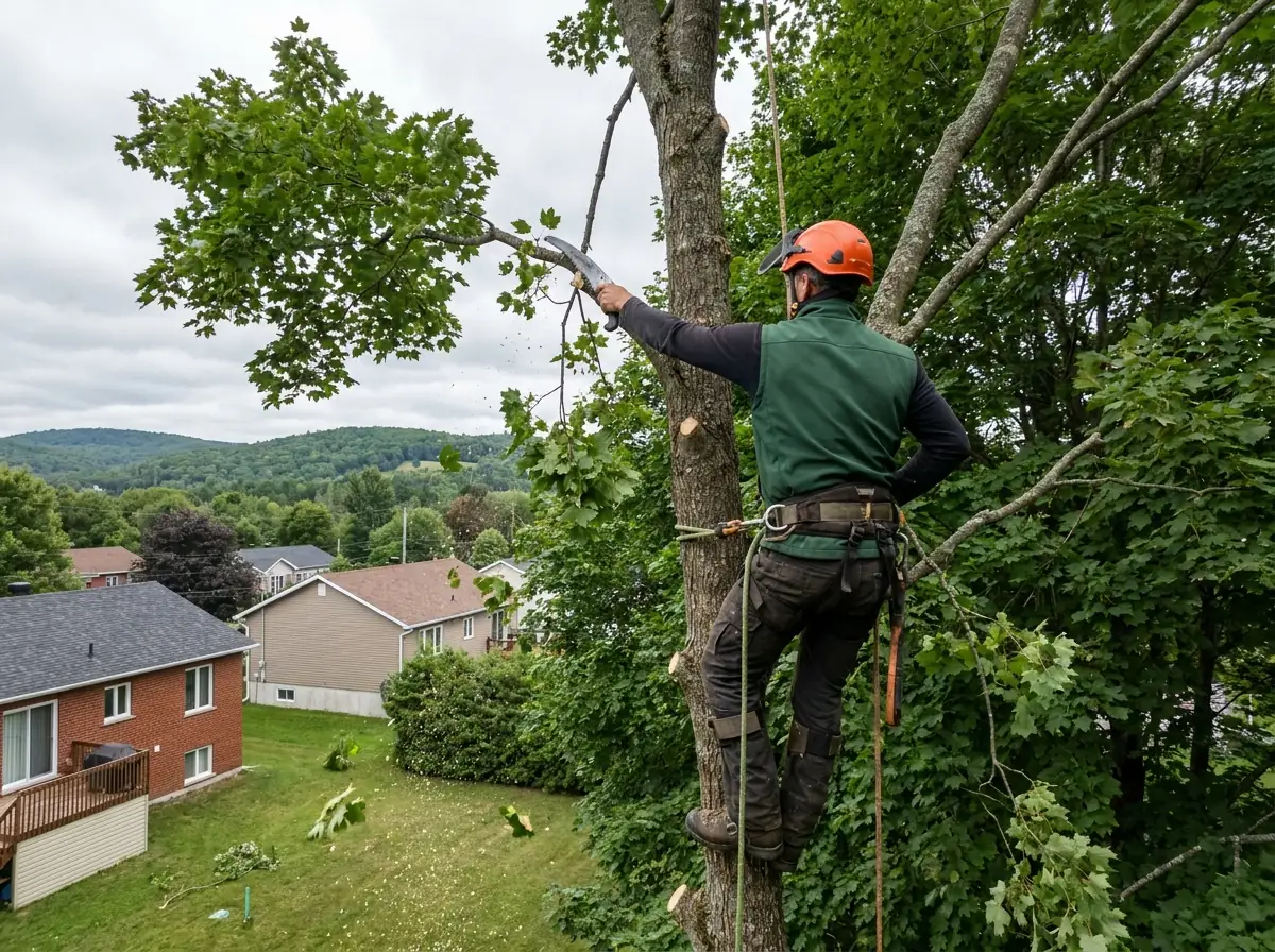 Émondage et réduction de cime Sherbrooke